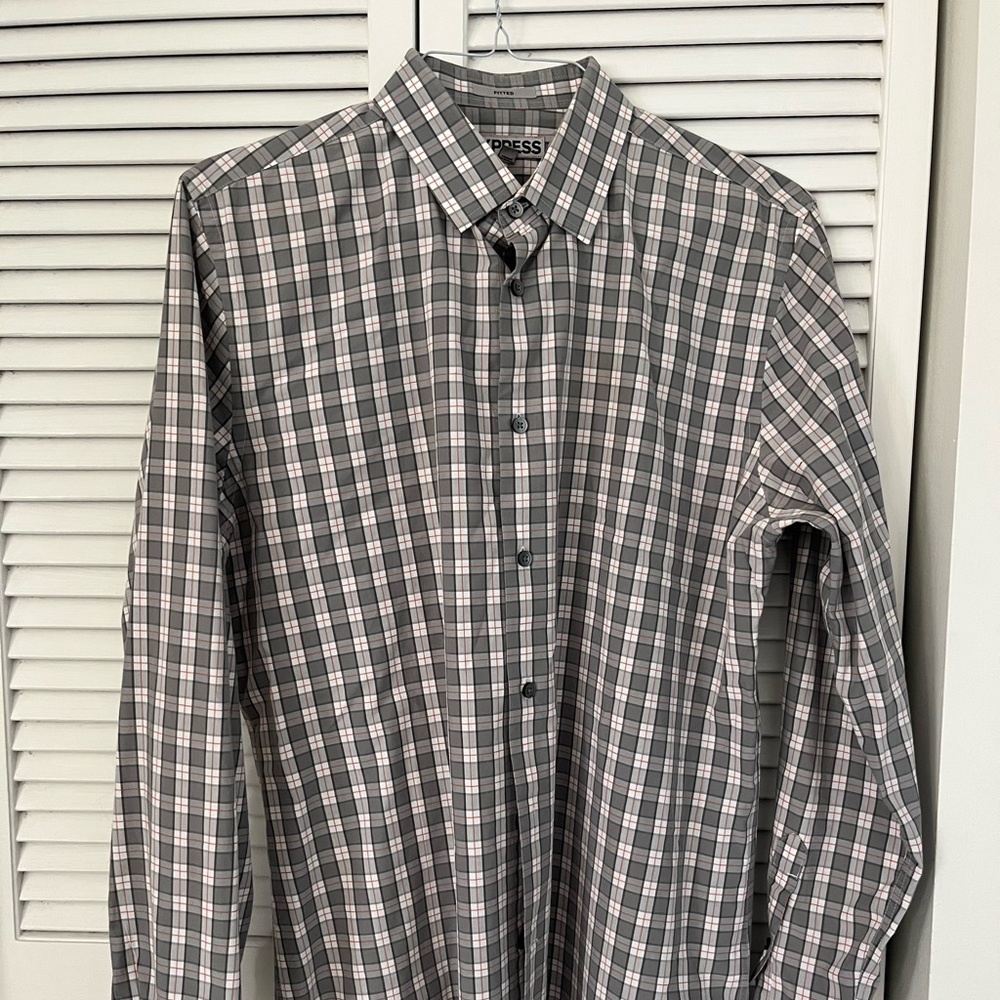 Express mens fitted button down - Picture 3 of 4